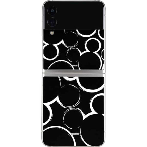 Disney Mickey Mouse Logo Pattern Galaxy Z Flip4 5G Skin